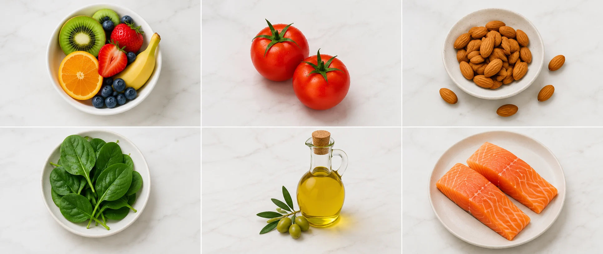 Anti-inflammatory diet for acne infographic