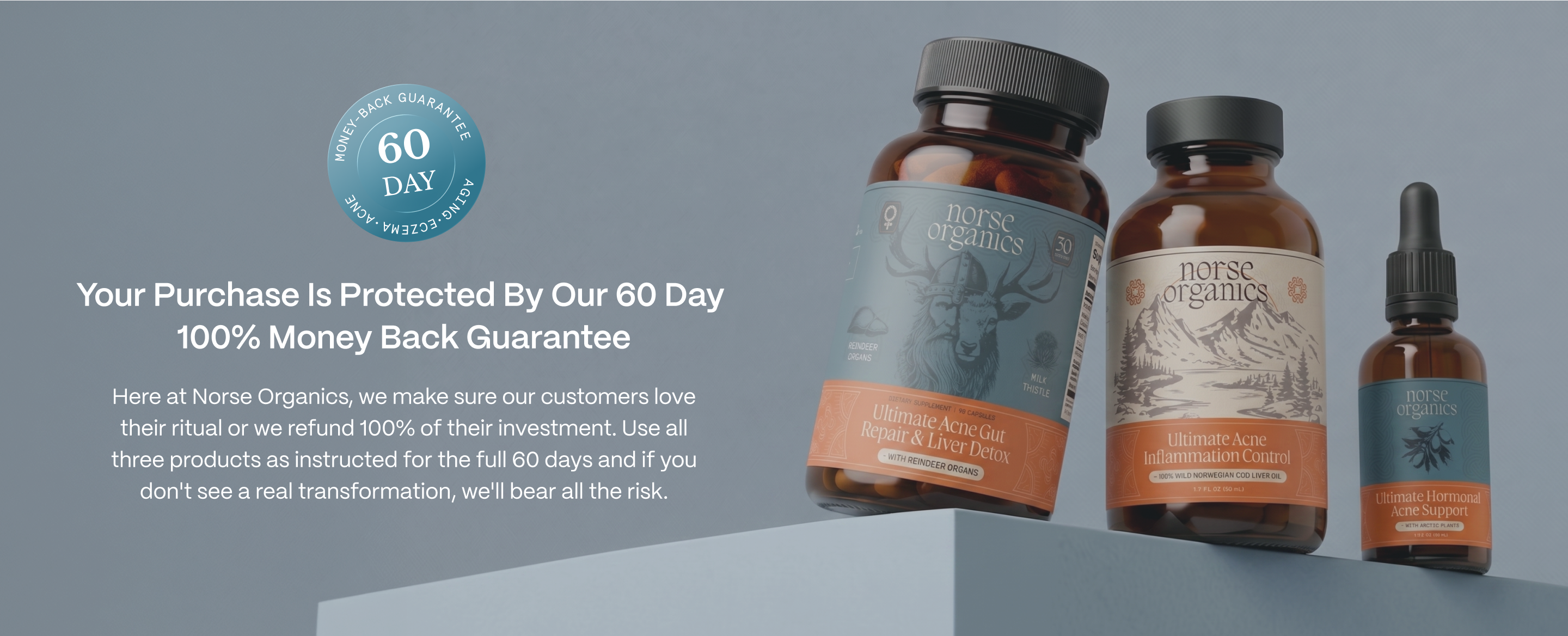 Norse Organics male acne supplement
